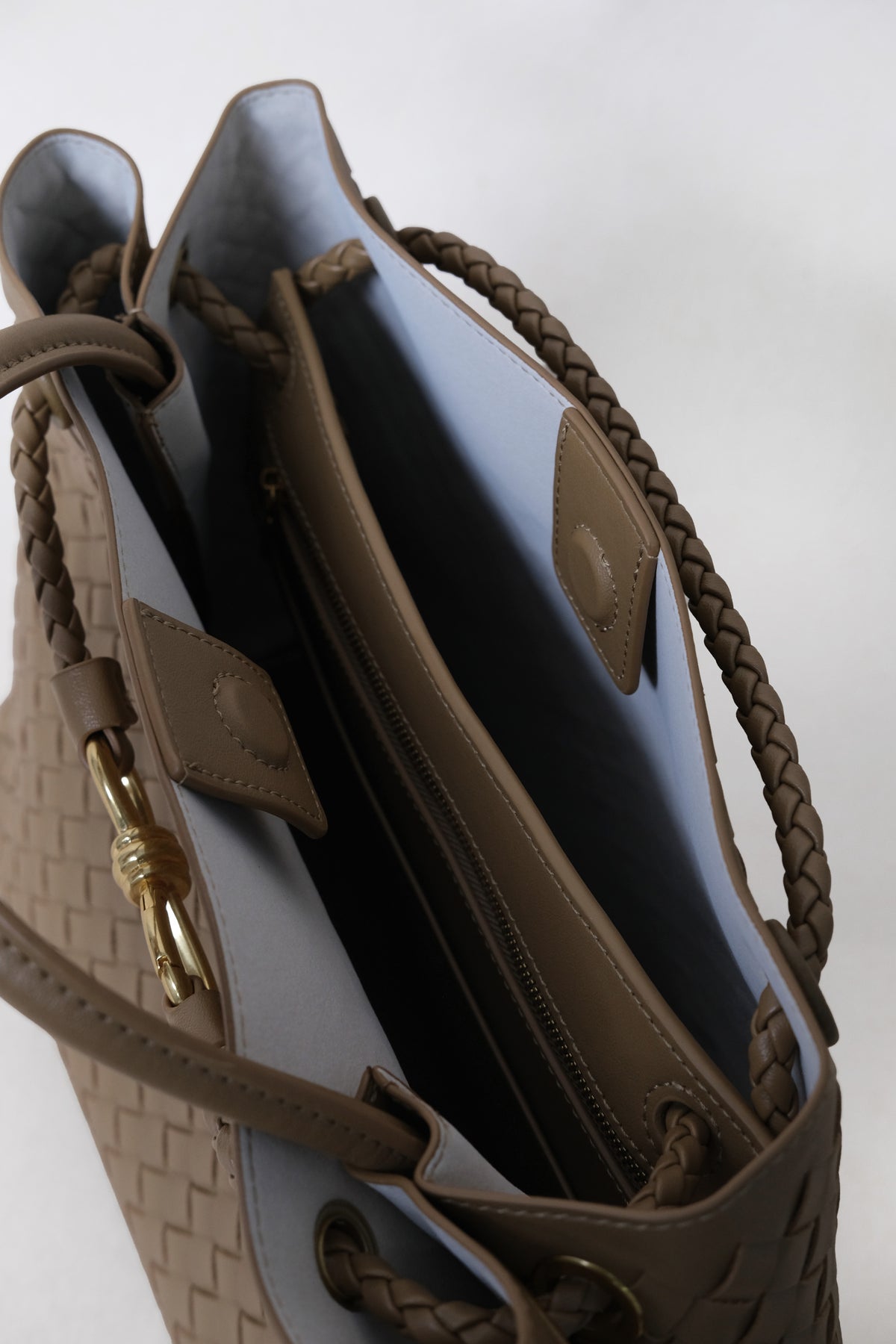 Large Artisan Grace Tote - Khaki