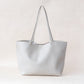 Ara Luxe Shoulder Tote - White