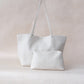 Ara Luxe Shoulder Tote - White