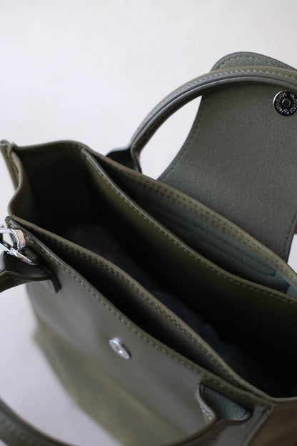 The Chérie Bucket Bag - Navy Green