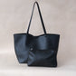 Ara Luxe Shoulder Tote - Classic Black