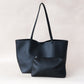 Ara Luxe Shoulder Tote - Classic Black