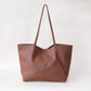 Ara Luxe Shoulder Tote - Chestnut