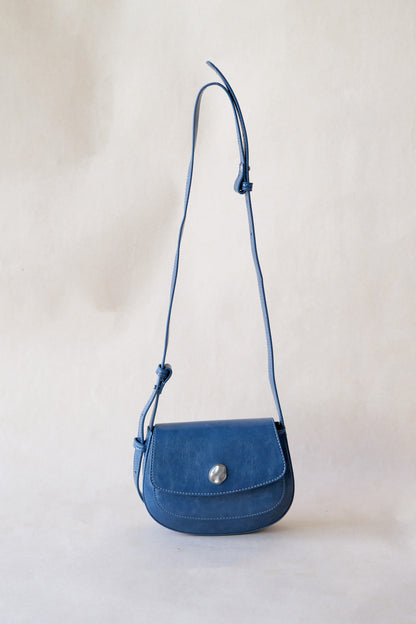 The Yuna Saddle Bag - Deep Ocean Blue