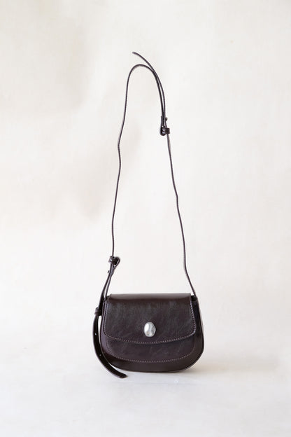 The Yuna Saddle Bag - Dark Coffee