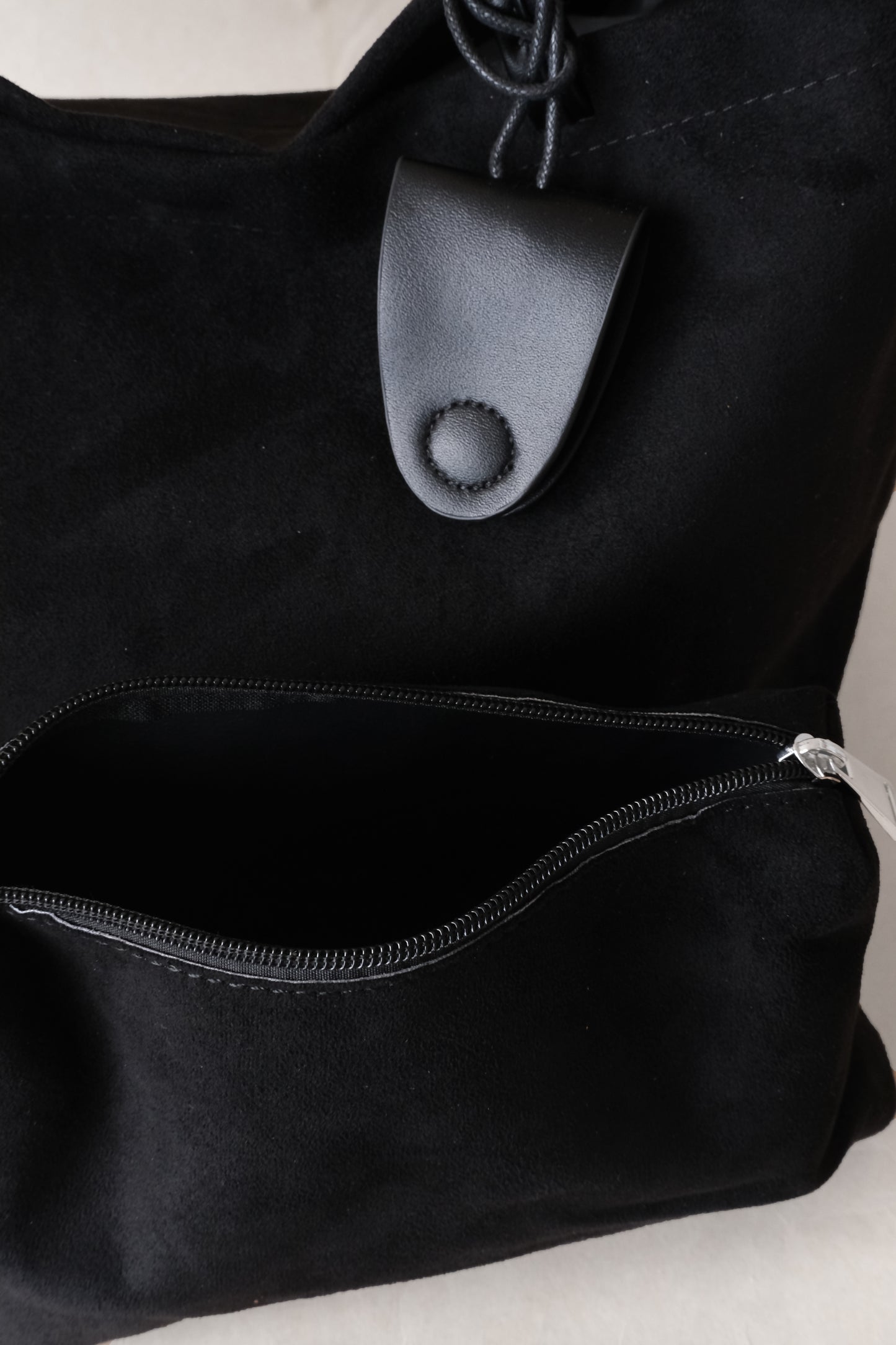 The Signature Soft Shoulder Bag - Classic Black