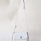 The Yuna Saddle Bag - White