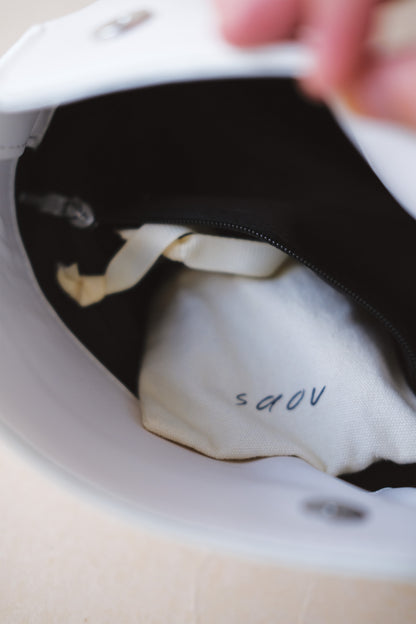 The Hana Box Bag - White