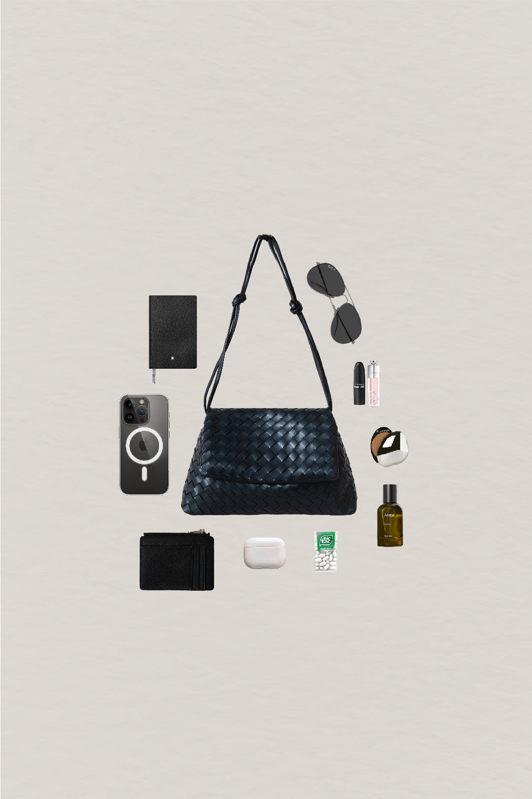 Artisan Classic Messenger Bag - Shinny Black