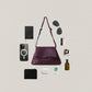 Artisan Classic Messenger Bag - Shinny Wine Red