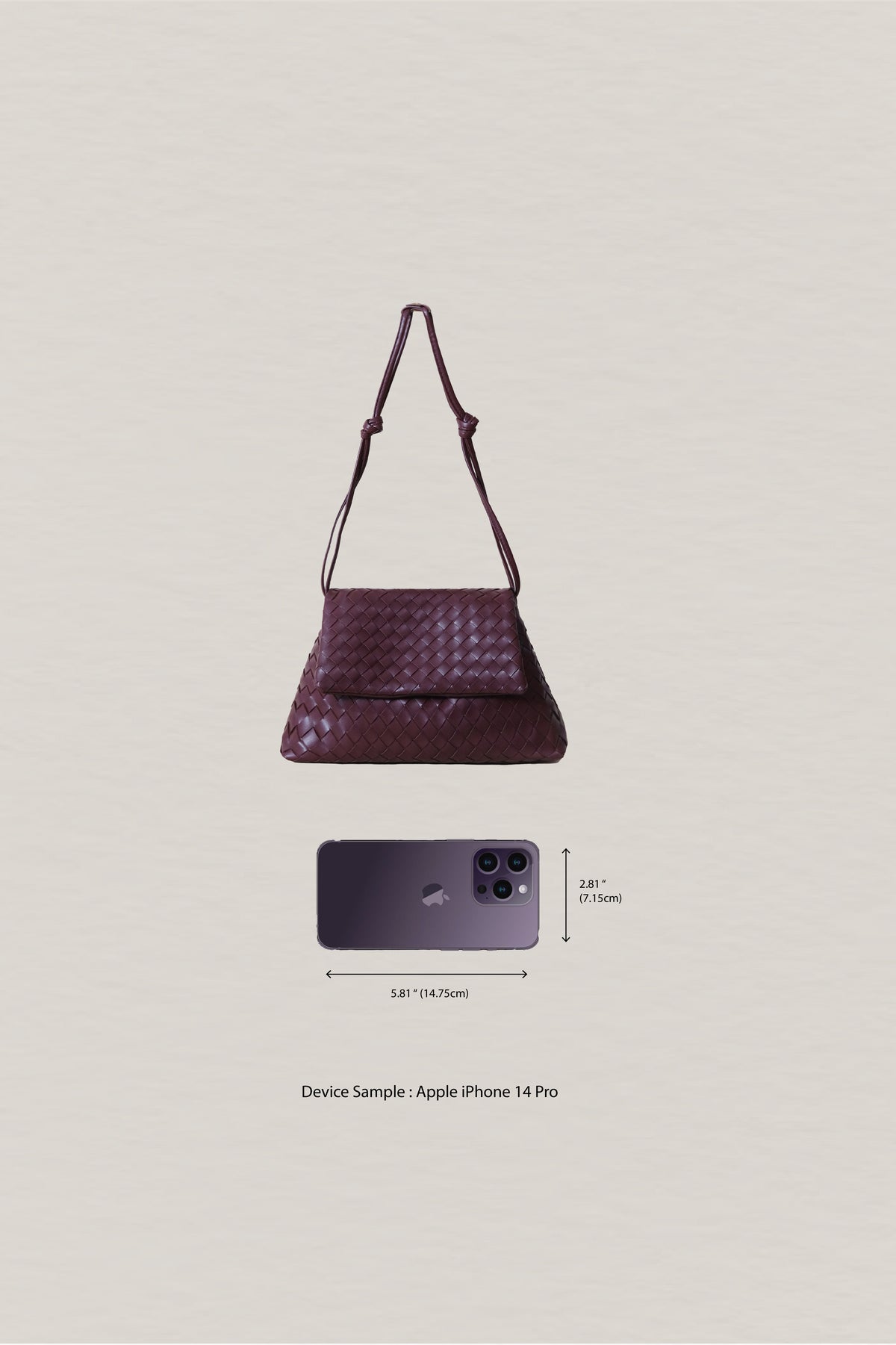 Artisan Classic Messenger Bag - Shinny Wine Red