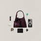 Artisan Grace Basket Bag - Wine Red