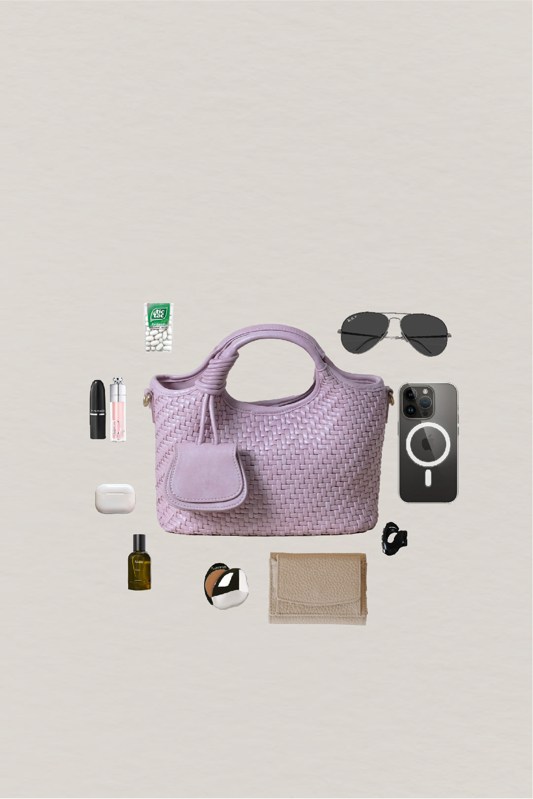 Artisan Sophia Basket Bag - Lotus Pink
