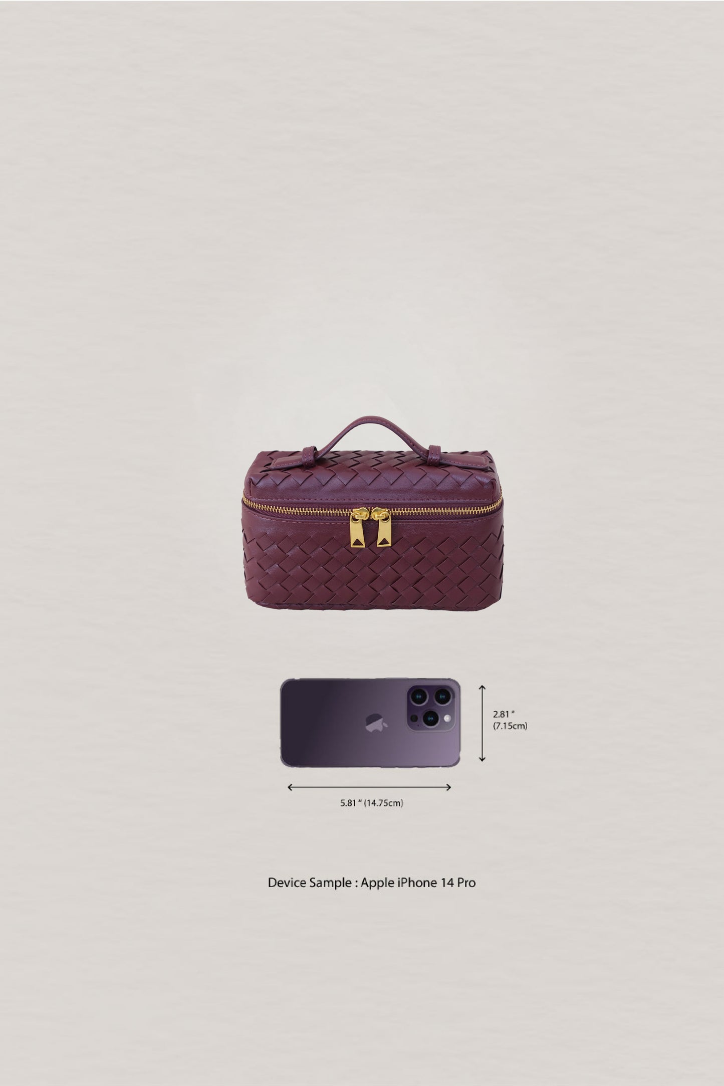 Artisan Aurelia Mini Box - Wine Red
