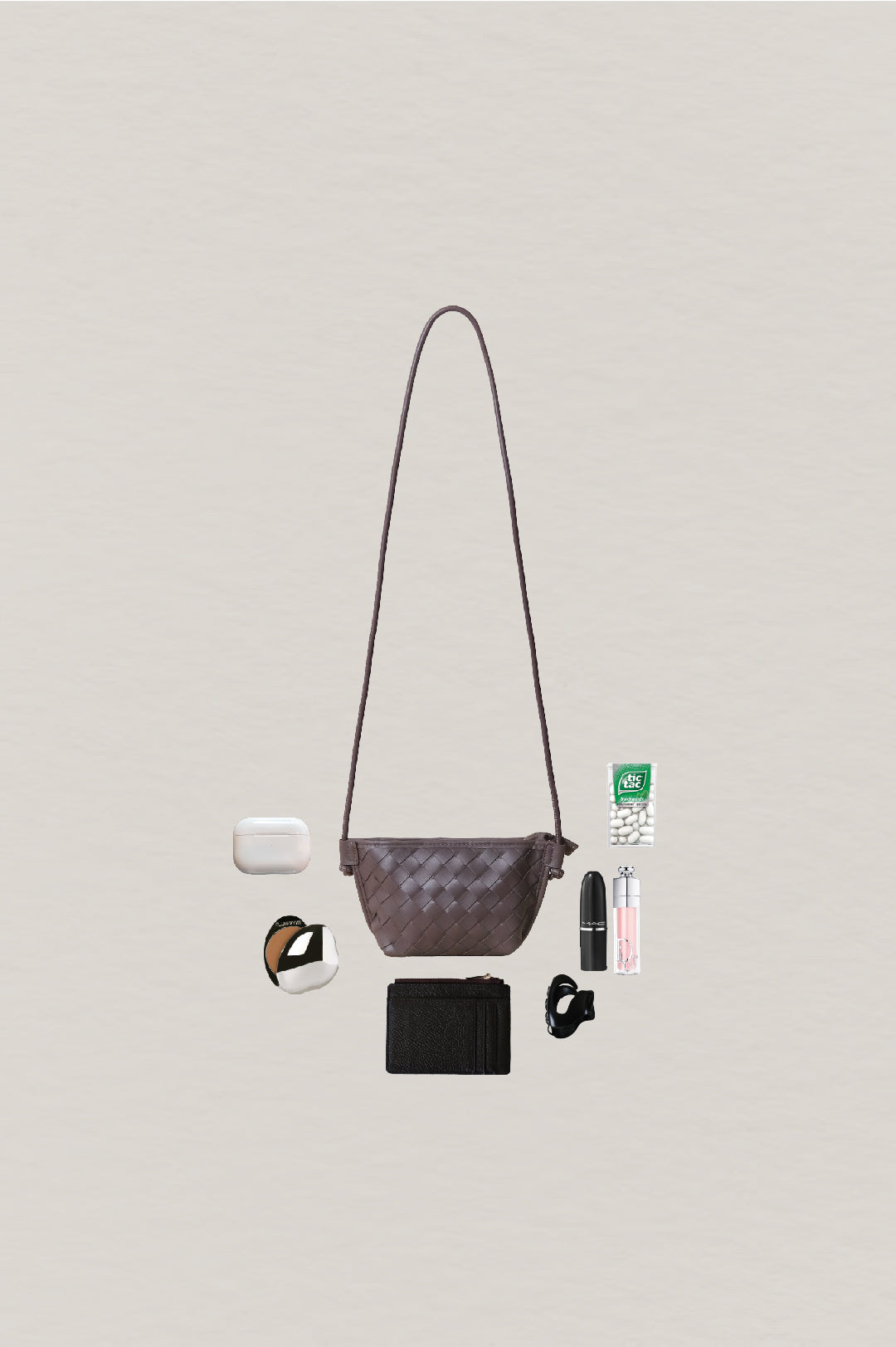 Mini Artisan Satchel - Greyish Brown