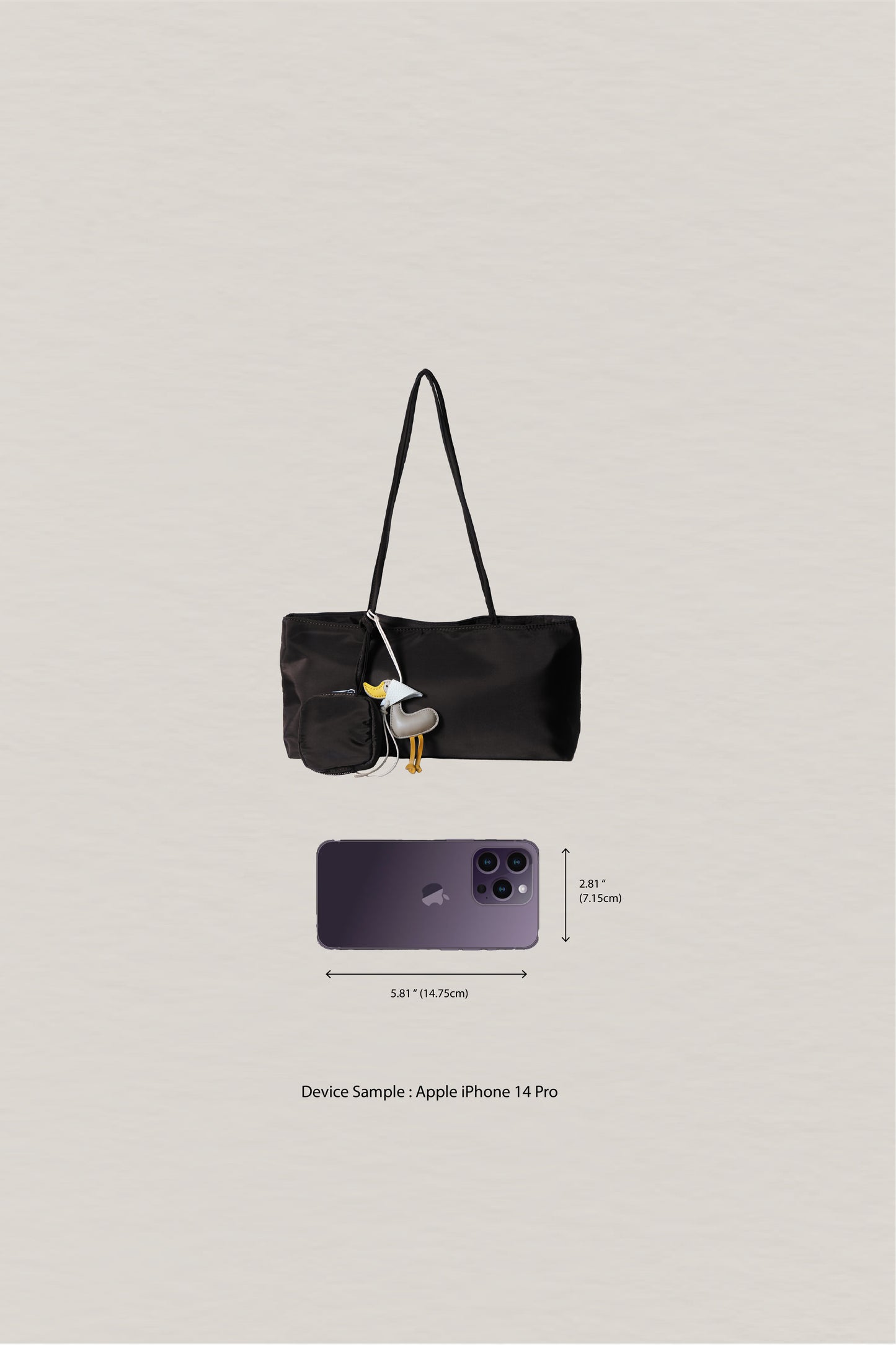 Classic Avenue Tote - Coffee (With Charm)