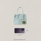 Mini Classic Flow Nylon Tote - Mint Pink (With Charm)