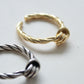 Knot Simple Ring in Sterling Silver