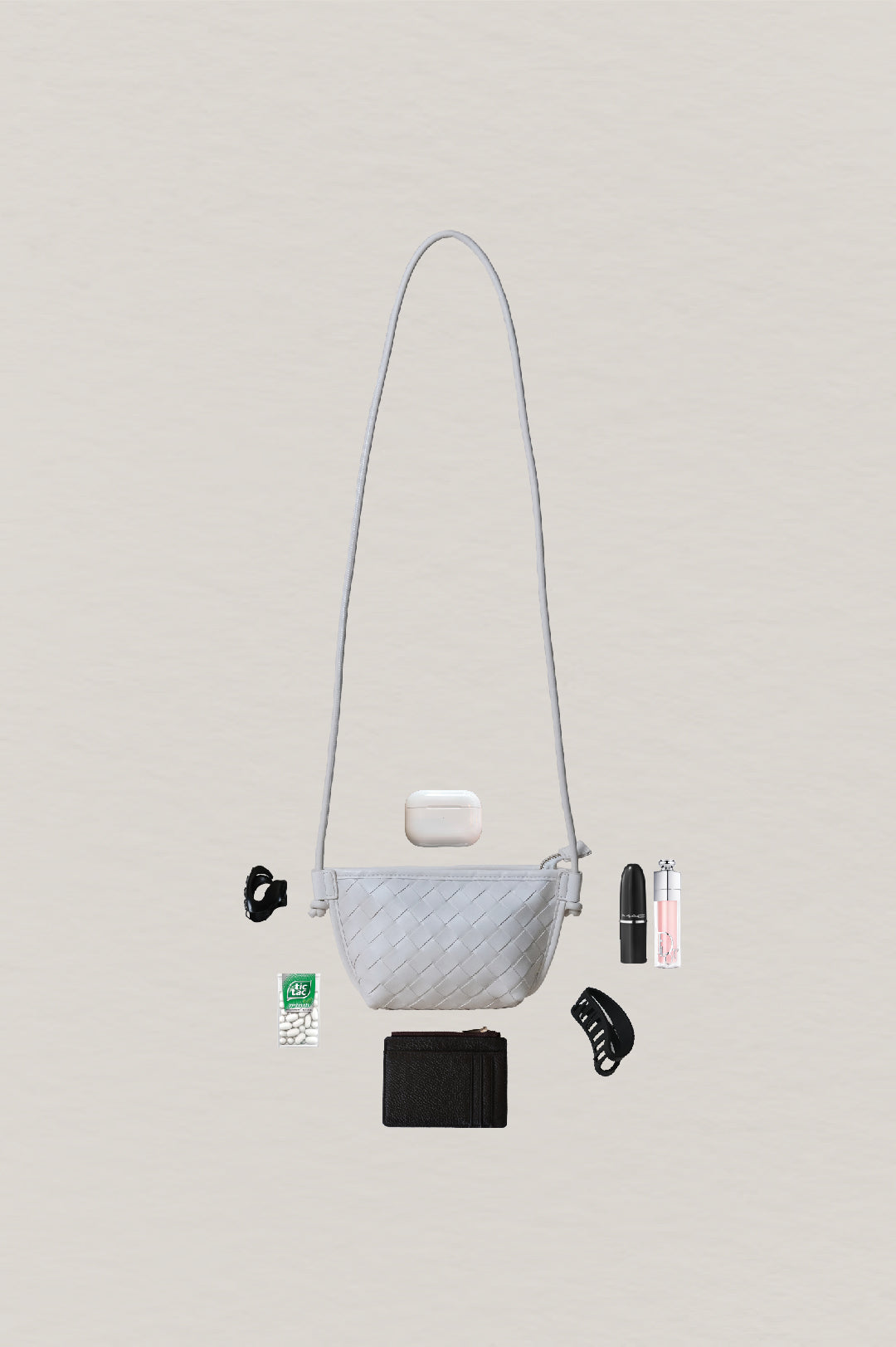 Mini Artisan Satchel - Cream White