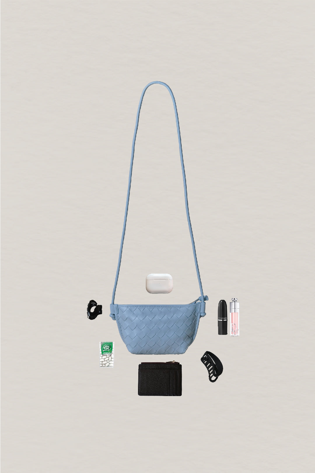 Mini Artisan Satchel - Dusty Blue