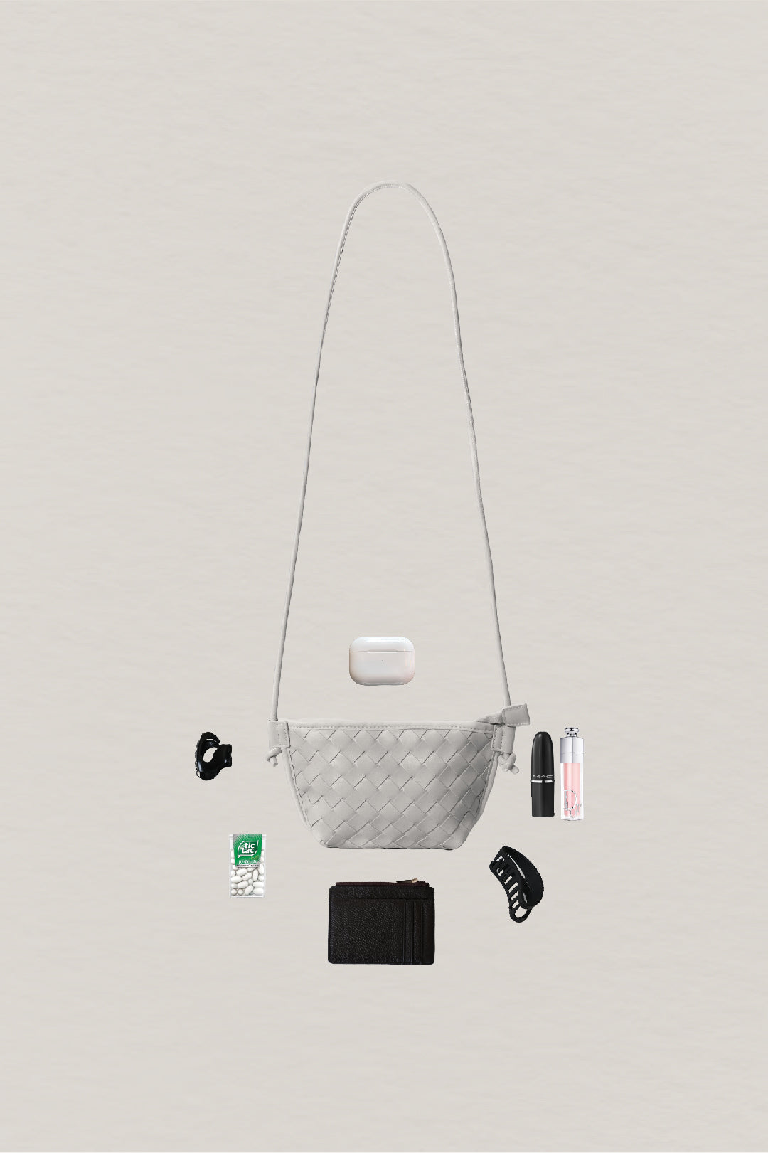 Mini Artisan Satchel - White Sand