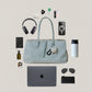 Classic Flow Vegan Leather Tote - Mint Green (With Charm)