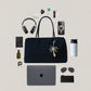 Classic Flow Nylon Tote - Classic Black (With Charm)