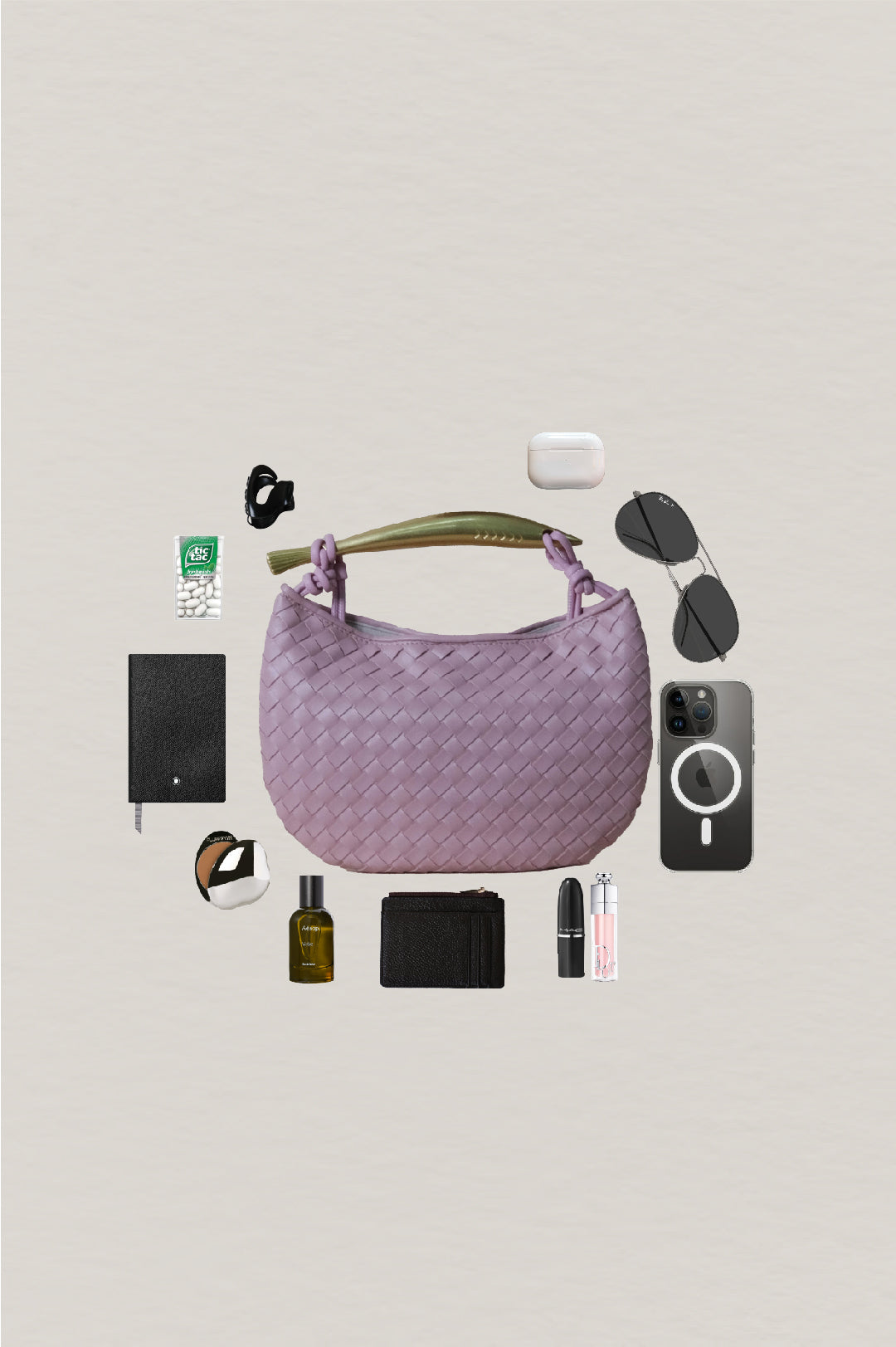 Artisan Classic Dumpling Bag - Lotus Pink