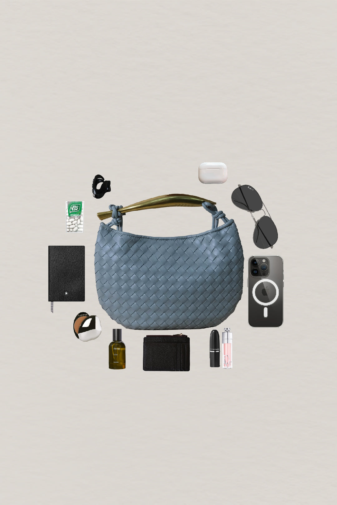 Artisan Classic Dumpling Bag - Agate Grey