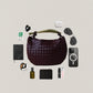 Artisan Classic Dumpling Bag - Shinny Wine Red