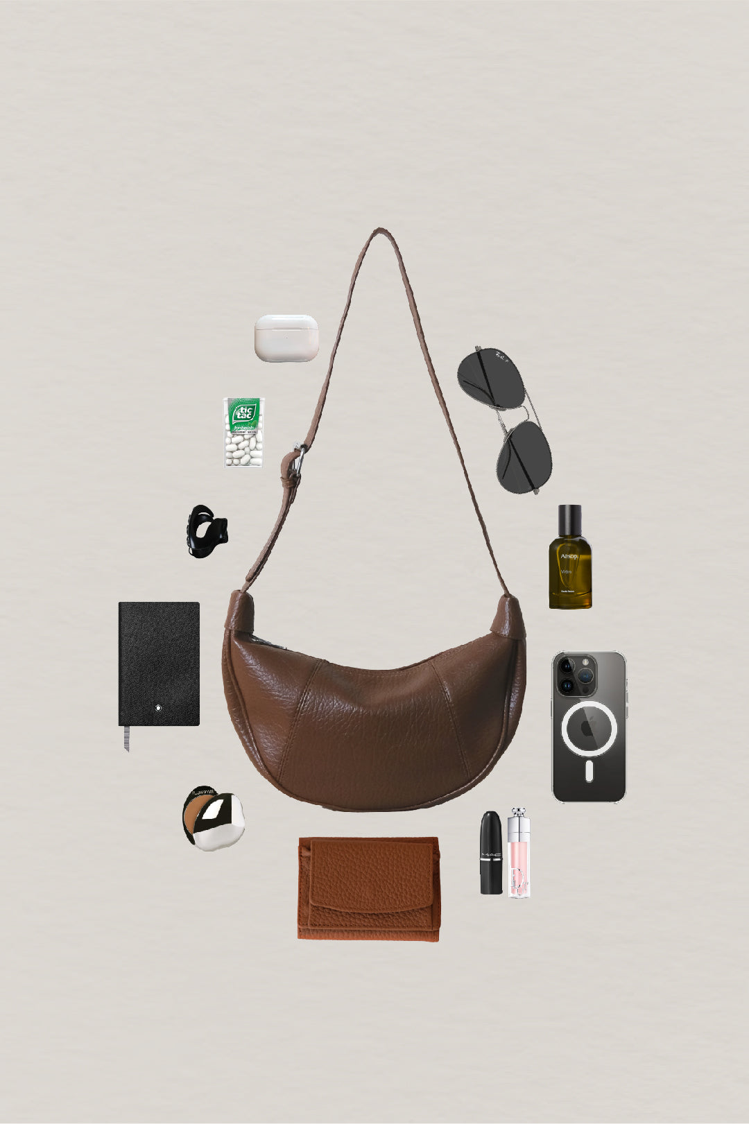 Everyday Soft Dumpling Bag - Chestnut
