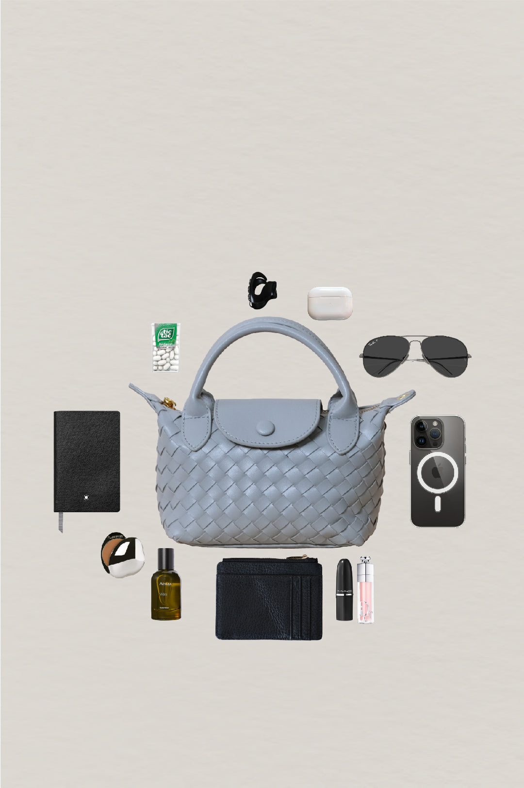 Artisan Véra Mini Carry Bag - Agate Grey