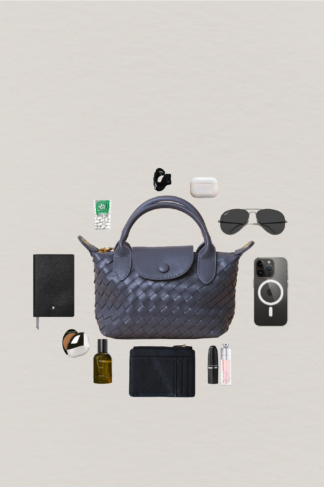 Artisan Véra Mini Carry Bag - Dark Grey