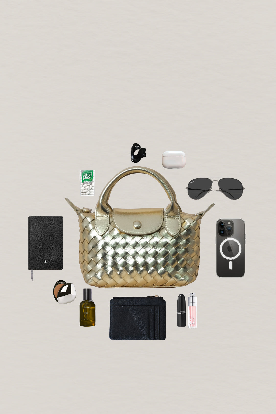 Artisan Véra Mini Carry Bag - Shinny Gold