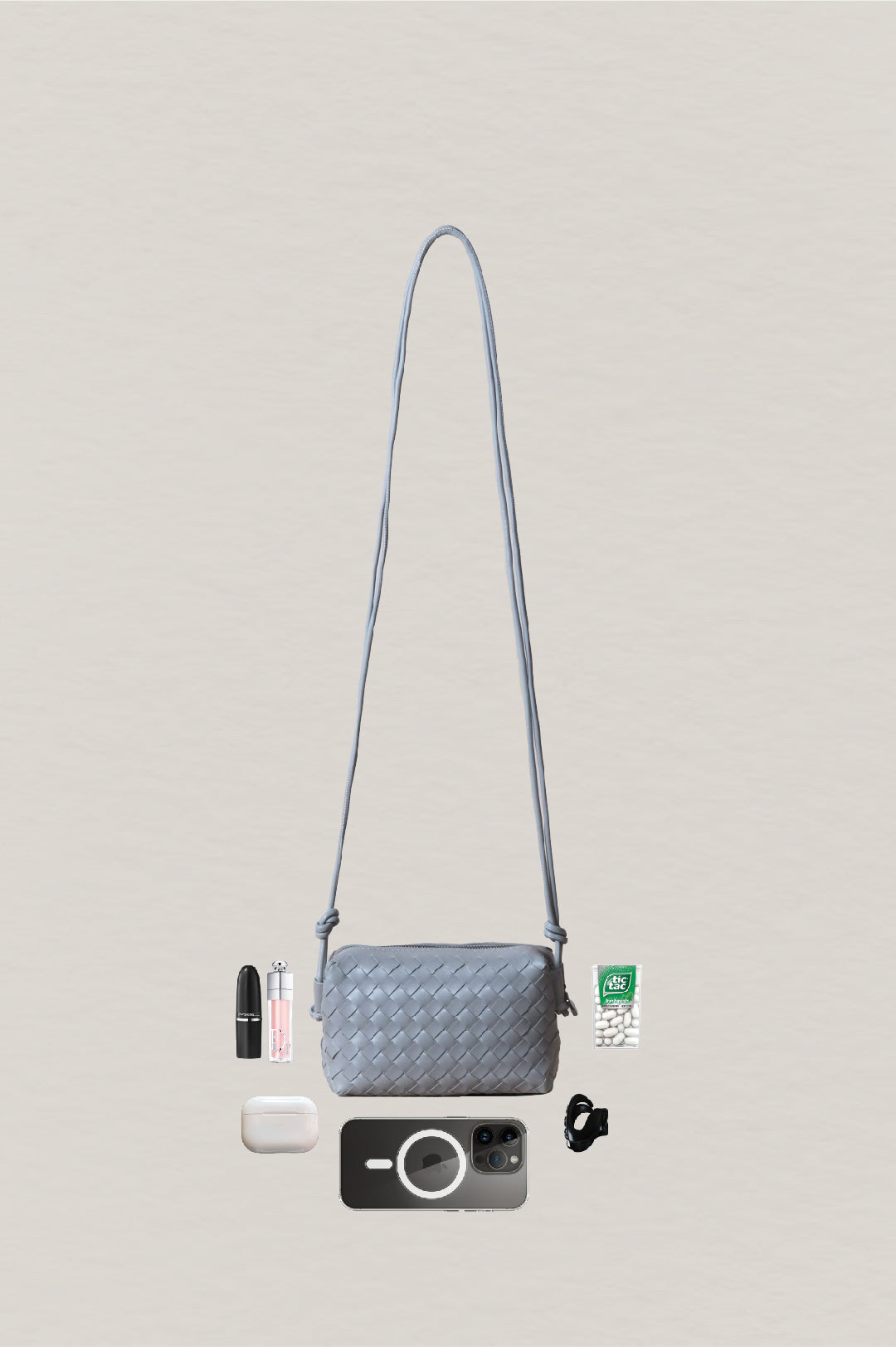 Artisan Elegance Box Bag - Agate Grey