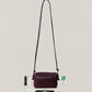 Artisan Elegance Box Bag - Shinny Wine Red