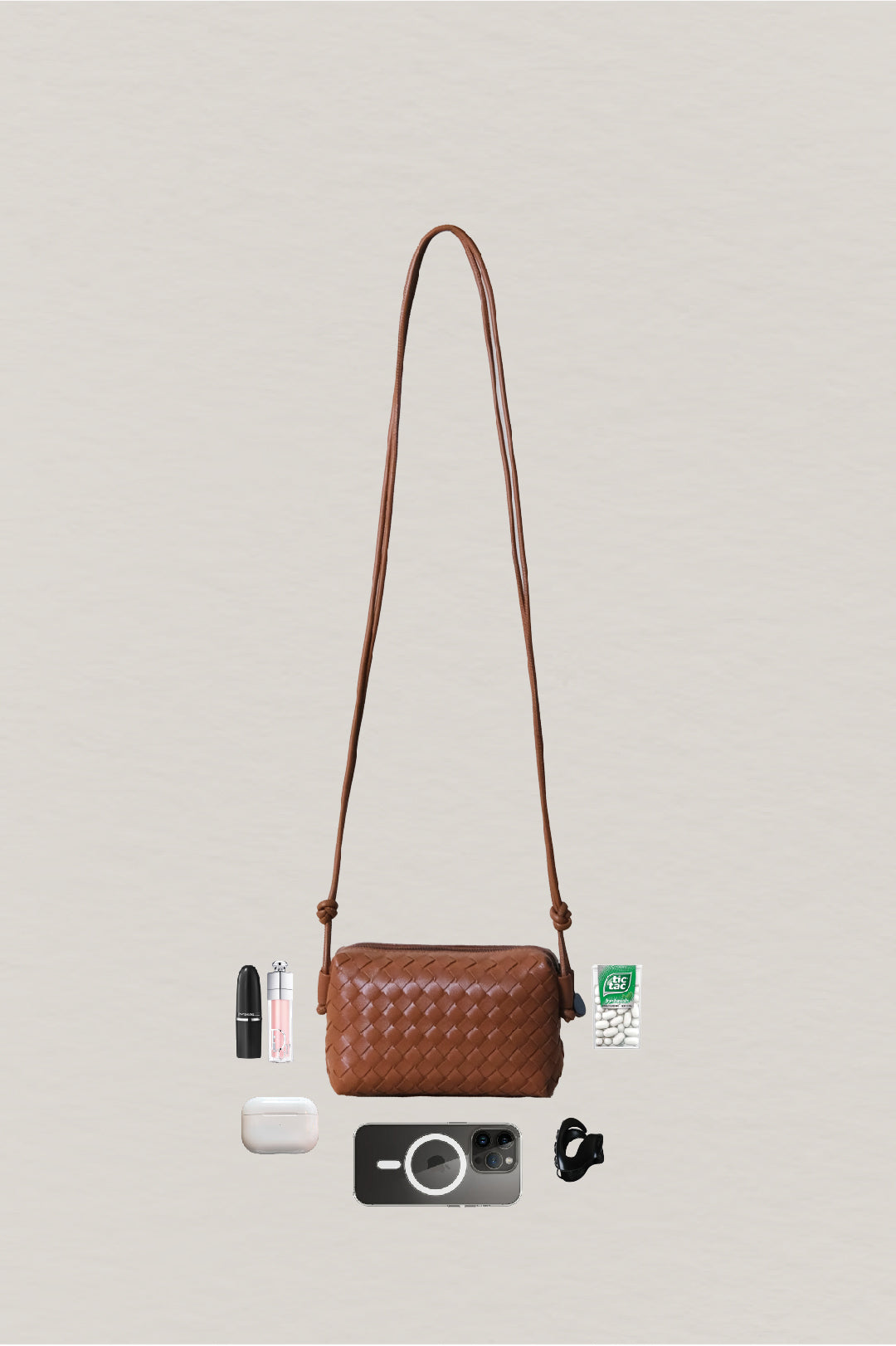 Artisan Elegance Box Bag - Shinny Chestnut