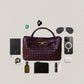 Artisan Grace Tote - Shinny Wine Red