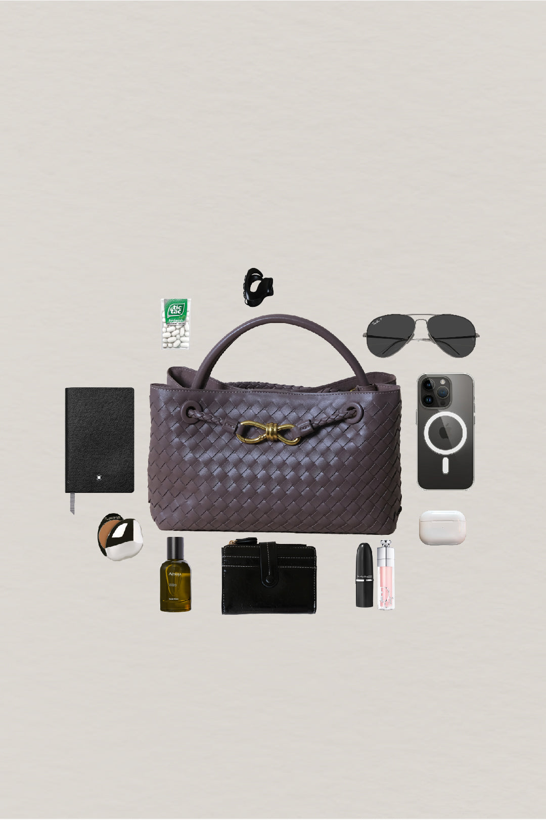 Artisan Grace Tote - Greyish Brown
