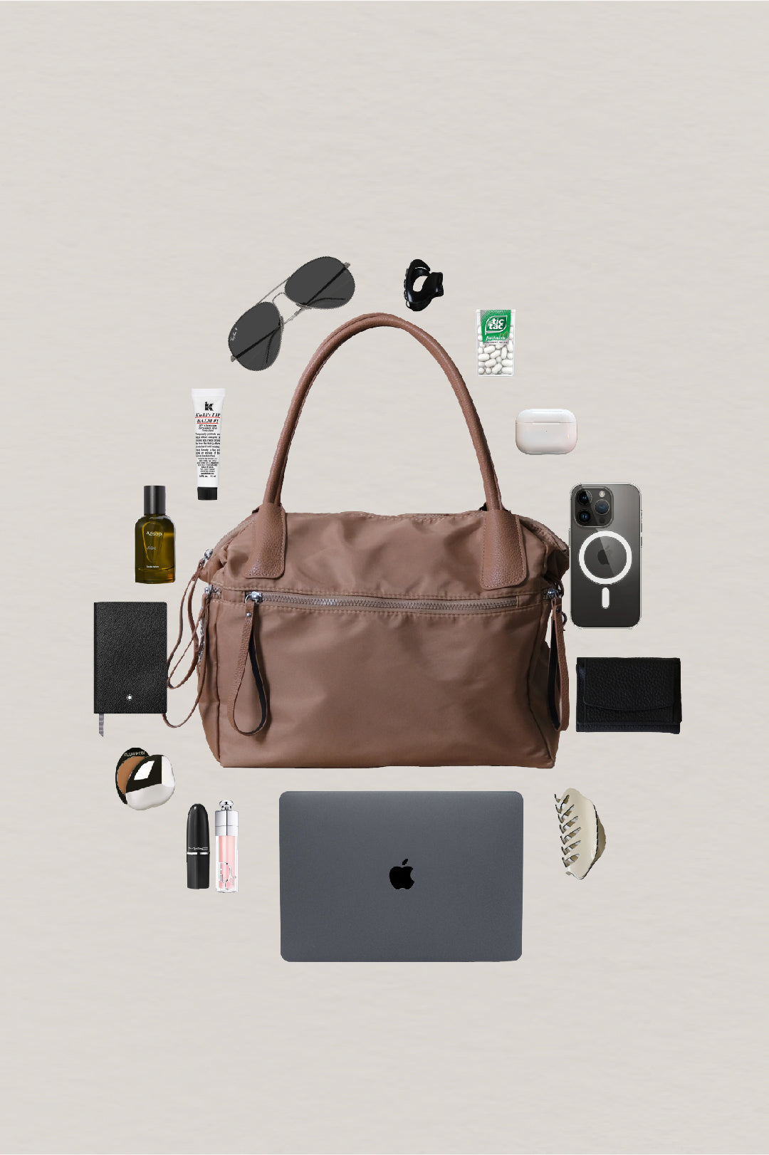Classic Flow Crossbody Bag - Khaki