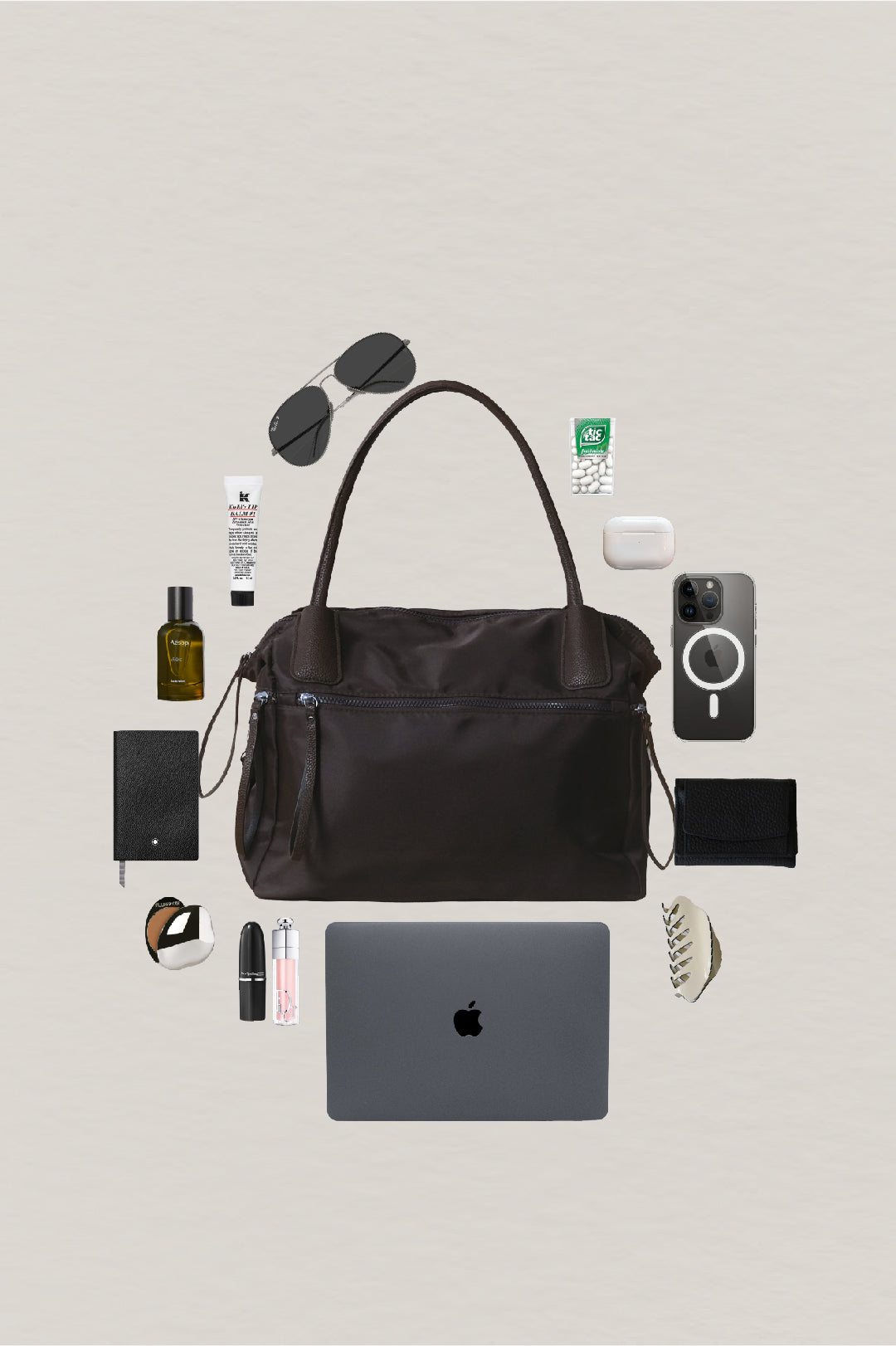 Classic Flow Crossbody Bag - Coffee