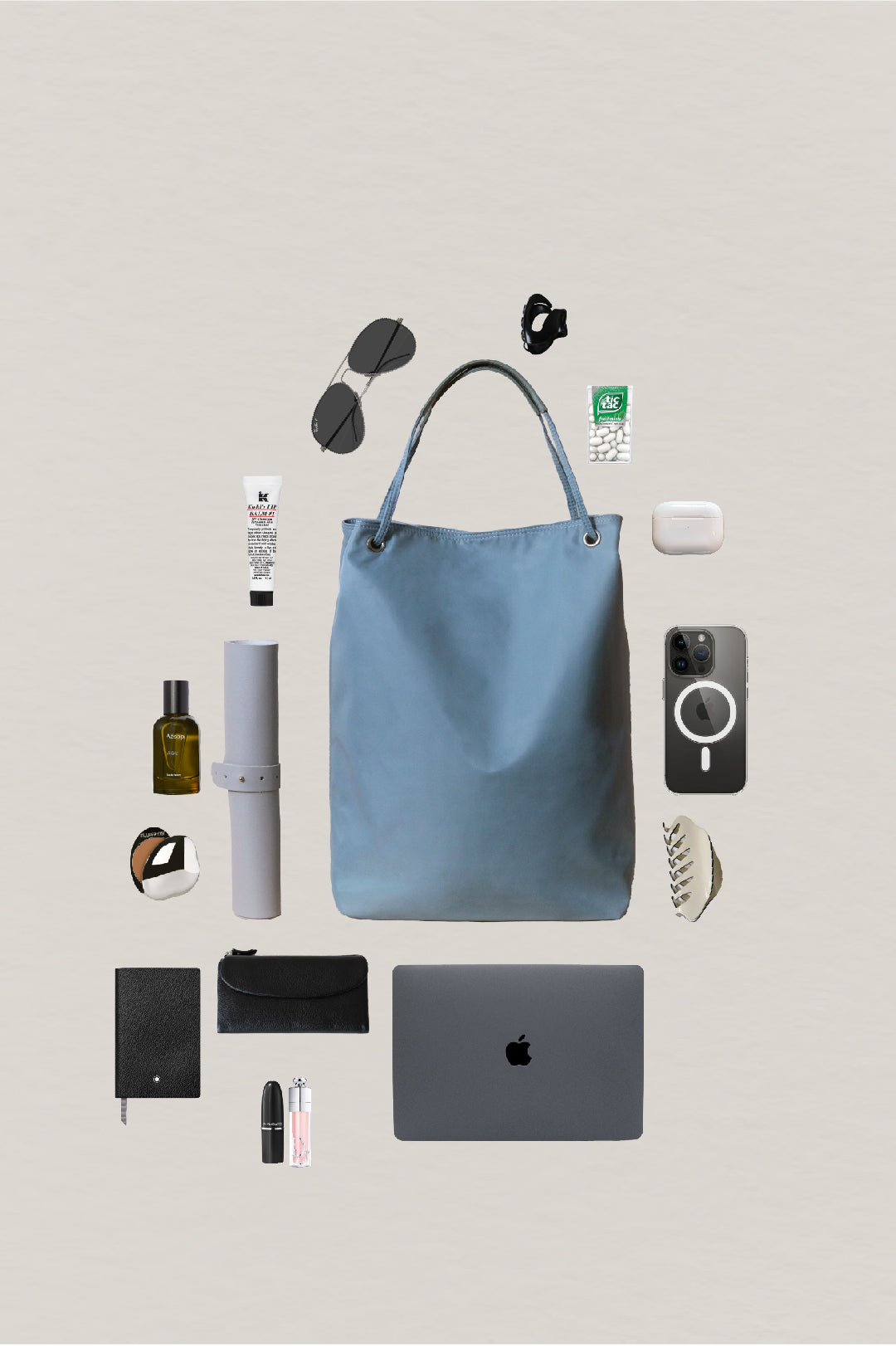 Classic Flow Laptop Bag + Mouse Pad In Lake Blue
