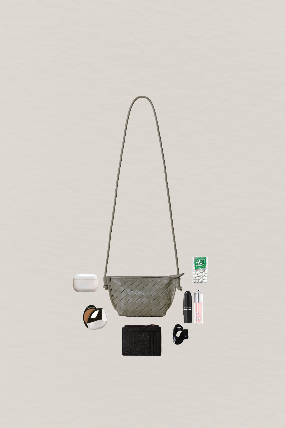 Mini Artisan Satchel - Shinny Earthy Green