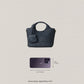 Artisan Sophia Basket Bag - Charcoal Black