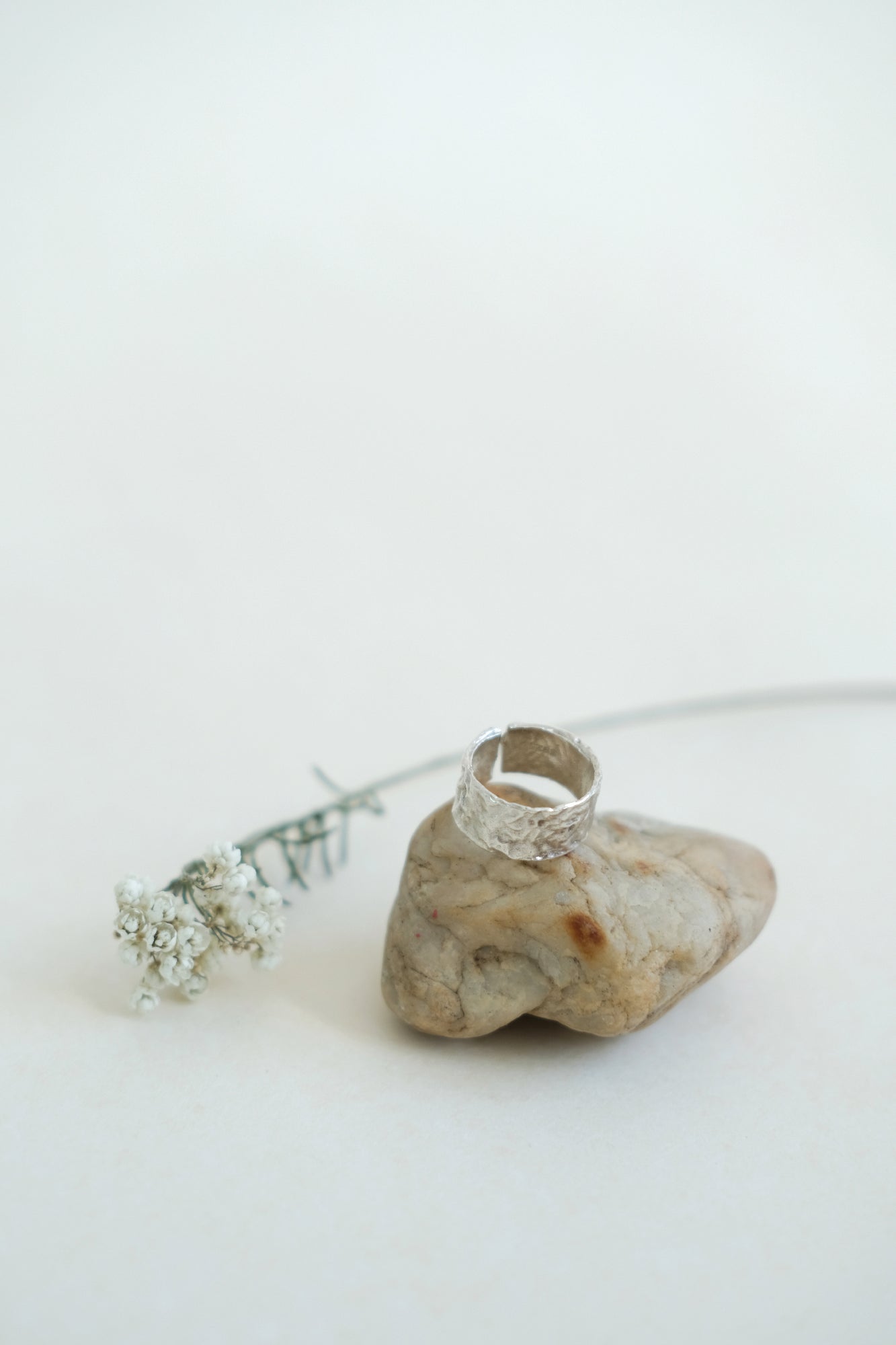 Tinfoil Wrinkled Metal Texture Ring in Sterling Silver – S A O U