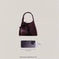 Artisan Grace Basket Bag - Wine Red