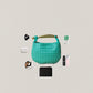 Mini Artisan Classic Dumpling Bag - Siren Green