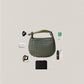 Mini Artisan Classic Dumpling Bag - Olive Green