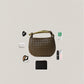 Mini Artisan Classic Dumpling Bag - Khaki