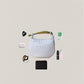 Mini Artisan Classic Dumpling Bag - Cream White
